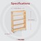 Rev-A-Shelf Maple Veneer, Light Brown, 8.75 in W, 25.5 in H, 19.56 in D, 19.67 in L, Light Brown 448-BC19SC-8C - alternate 11